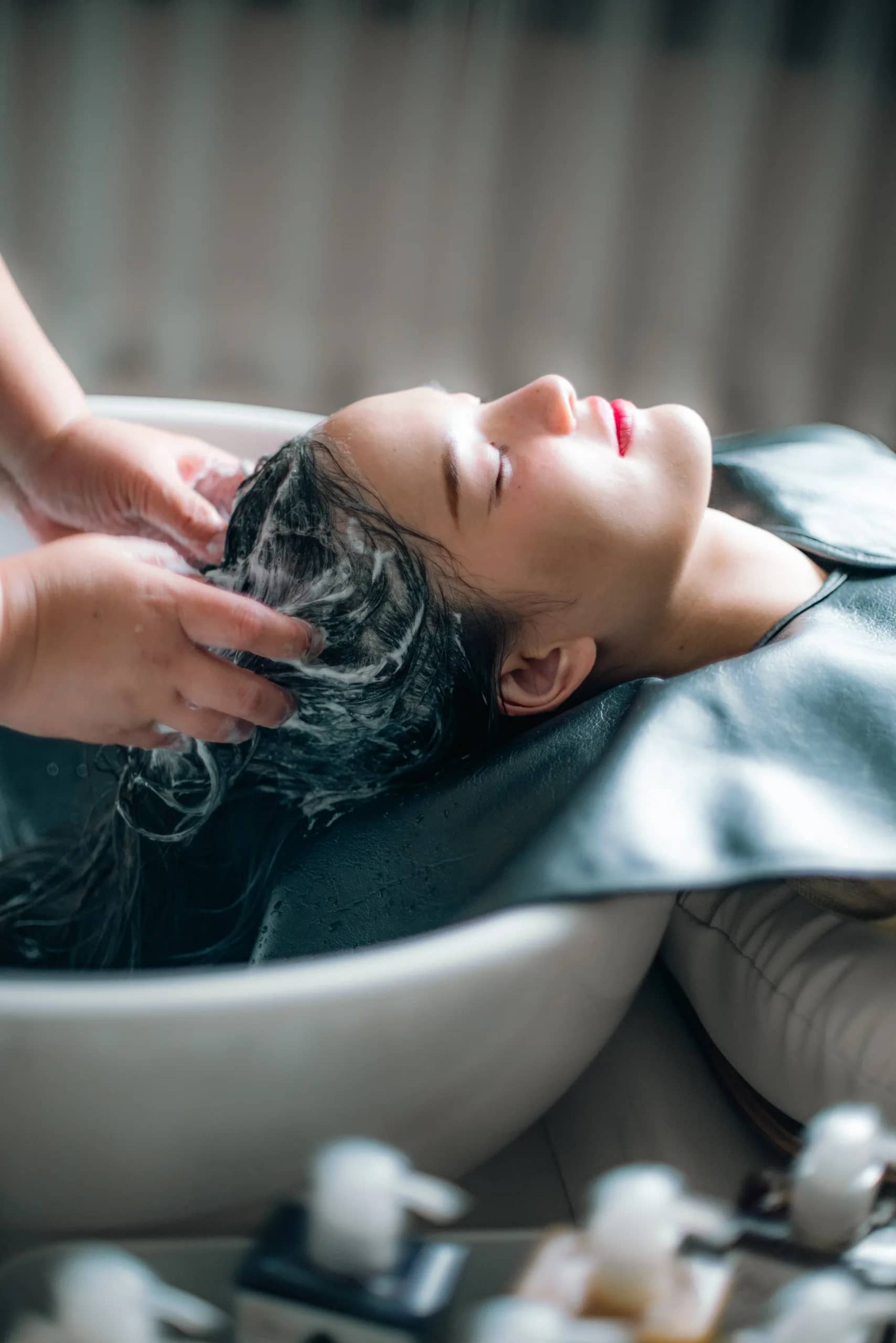 Hair wash at The Home Massage & Spa salon