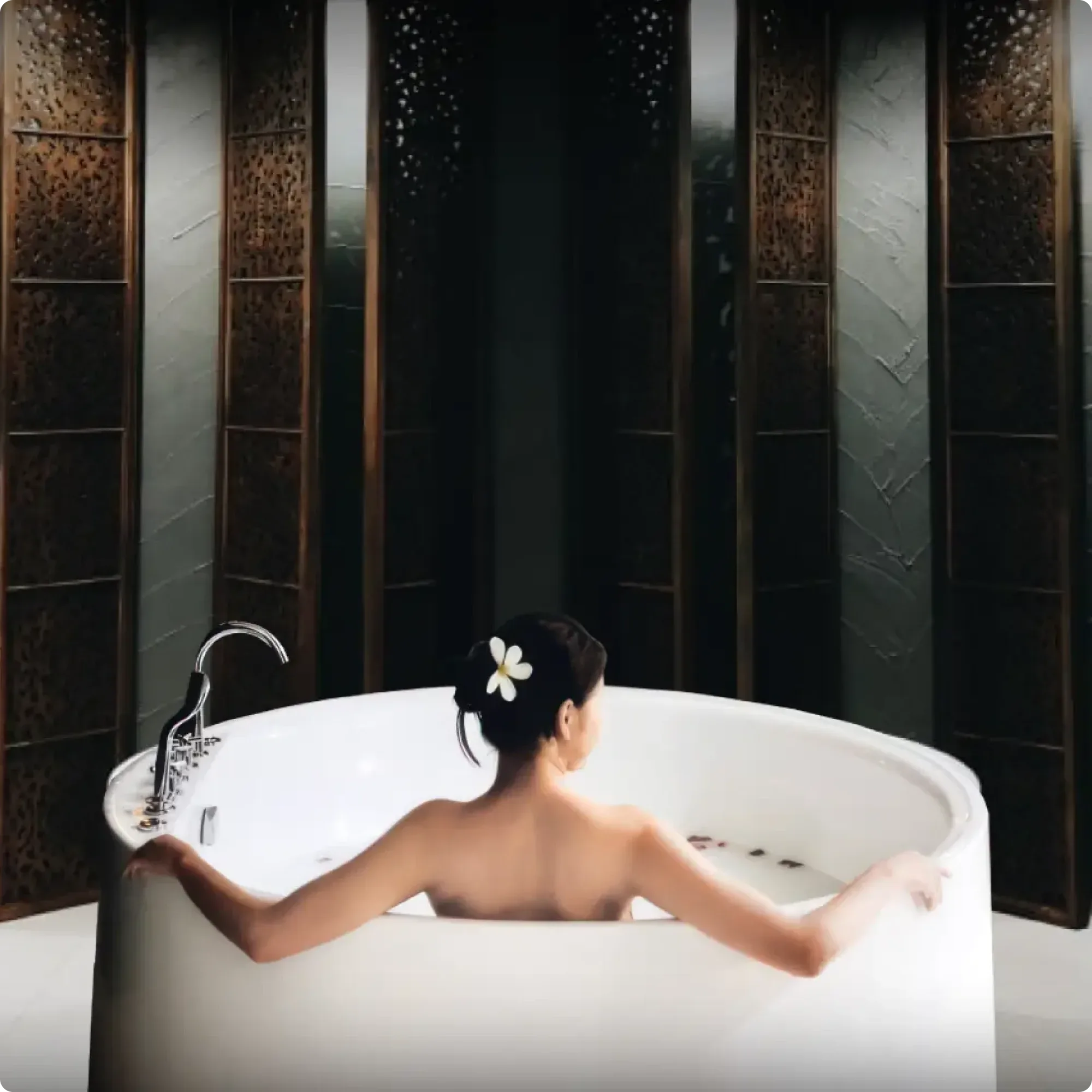 Milk bath at The Home Massage & Spa